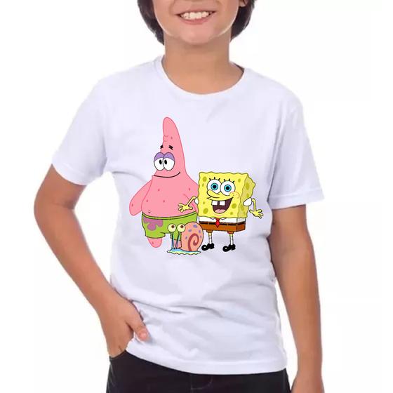 Imagem de Camiseta Infantil Bob Esponja Modelo 2