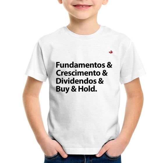 Imagem de Camiseta Infantil Buy & Hold - Foca na Moda