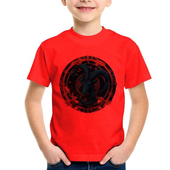 Imagem de Camiseta Infantil Capricórnio Sígno - Foca na Moda