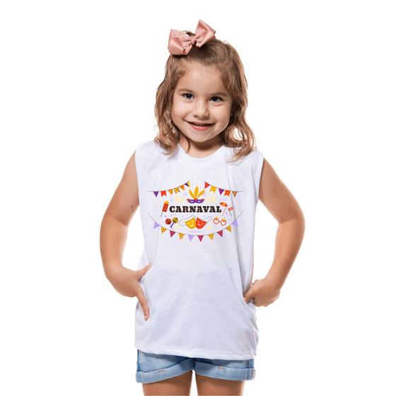 Imagem de Camiseta Infantil Carnaval Carna Menino Menina Fantasia Criança