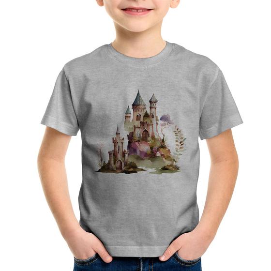 Imagem de Camiseta Infantil Castelo de Fadas - Foca na Moda