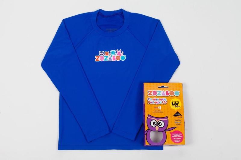 Imagem de Camiseta Infantil De Proteção UV FPU 50+ - Zuzaboo