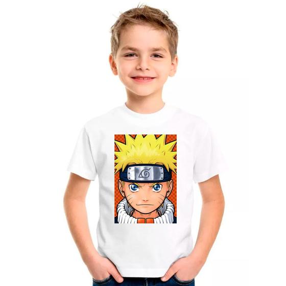 Imagem de Camiseta Infantil Desenho Naruto Anime 08