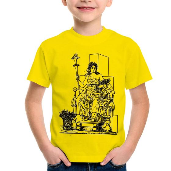 Imagem de Camiseta Infantil Deusa Ceres - Foca na Moda