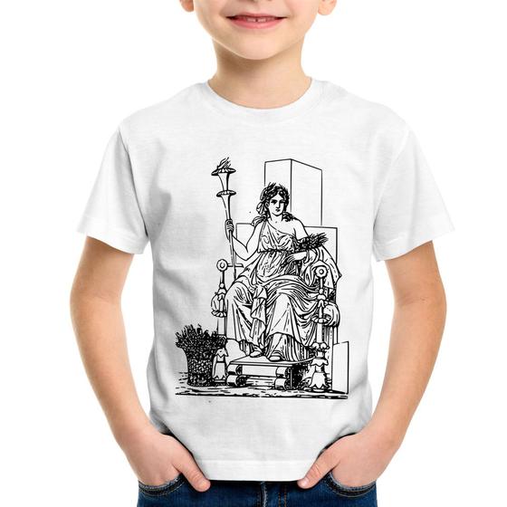 Imagem de Camiseta Infantil Deusa Ceres - Foca na Moda