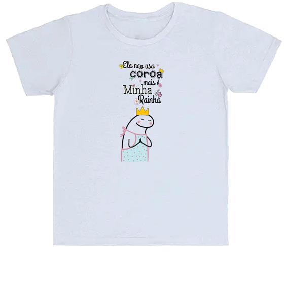 Imagem de Camiseta Infantil Dia das mães Flork não usa coroa