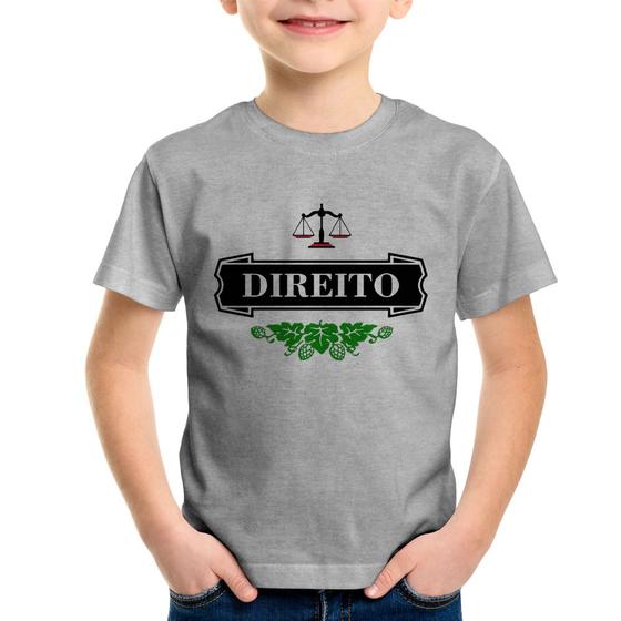 Imagem de Camiseta Infantil Direito Beer Logo - Foca na Moda