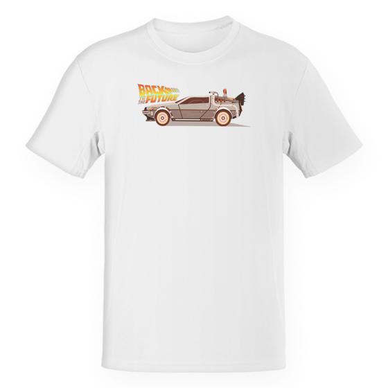 Imagem de Camiseta Infantil Divertida De volta para o futuro DMC DeLorean