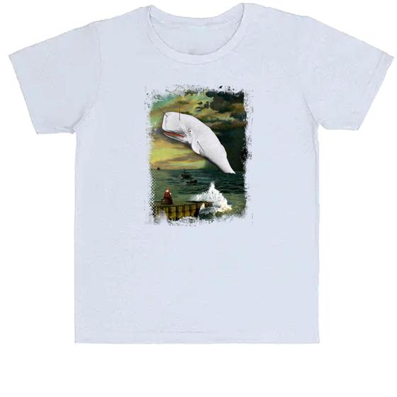 Imagem de Camiseta Infantil Divertida Lendas do Mar Moby Dick 03