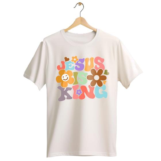 Imagem de Camiseta Infantil do 4 ao 16 Gospel Rei de Todo o Universo