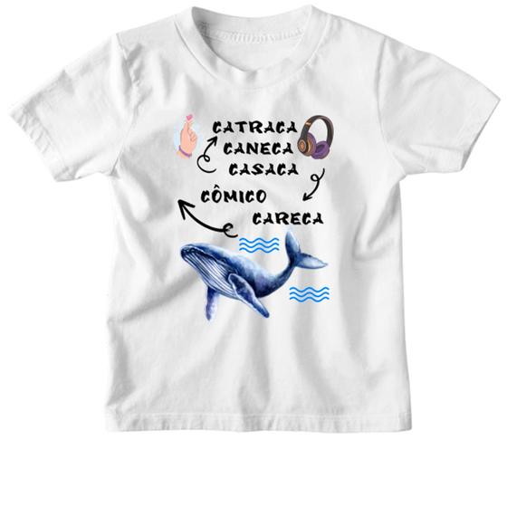 Imagem de Camiseta Infantil Dorama Caneca Catraca Careca