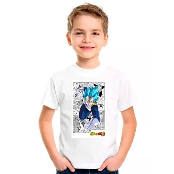 Imagem de Camiseta Infantil Dragon Ball Z Anime Desenho 03