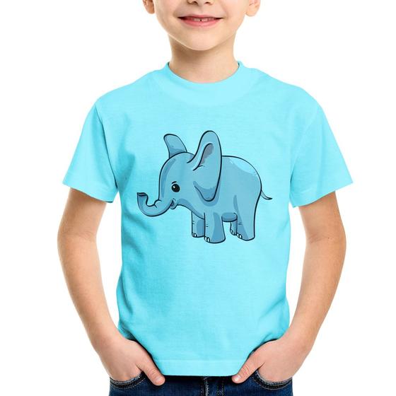 Imagem de Camiseta Infantil Elefante Bebê - Foca na Moda