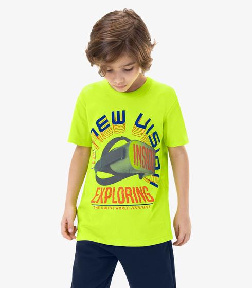 Imagem de Camiseta Infantil Em Meia Malha Rovi Kids Verde