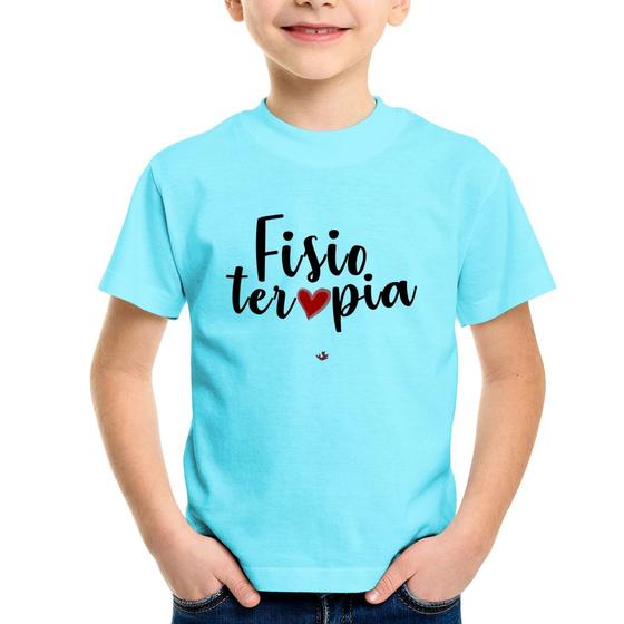 Imagem de Camiseta Infantil Fisioterapia por amor - Foca na Moda