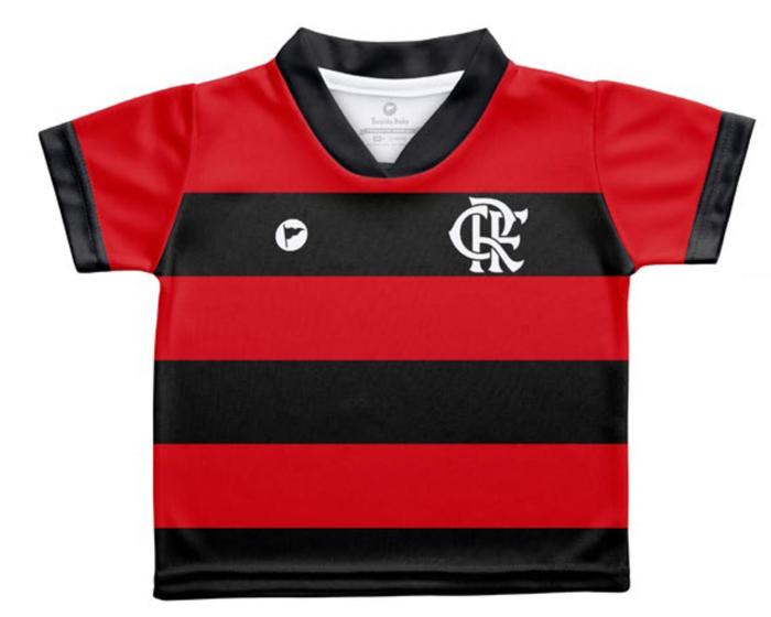 Imagem de Camiseta Infantil Flamengo Sublimada Listrada - Torcida Baby