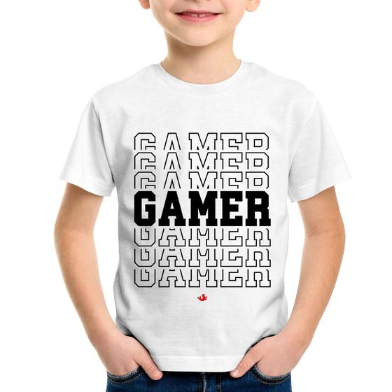 Imagem de Camiseta Infantil Gamer - Foca na Moda