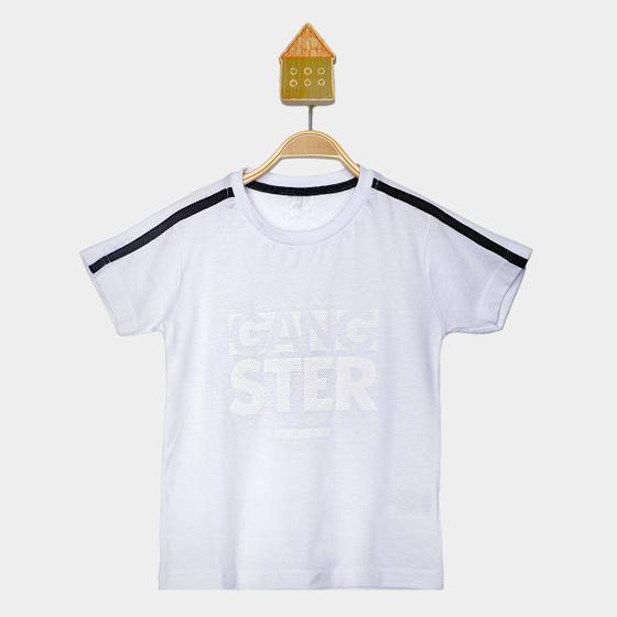 Imagem de Camiseta Infantil Gangster Manga Curta Menino