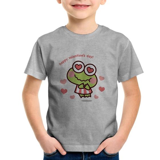Imagem de Camiseta Infantil Happy Valentine's Day - Foca na Moda