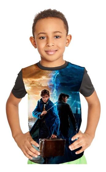 Imagem de Camiseta Infantil Harry Potter Animais Fantásticos Ref:406