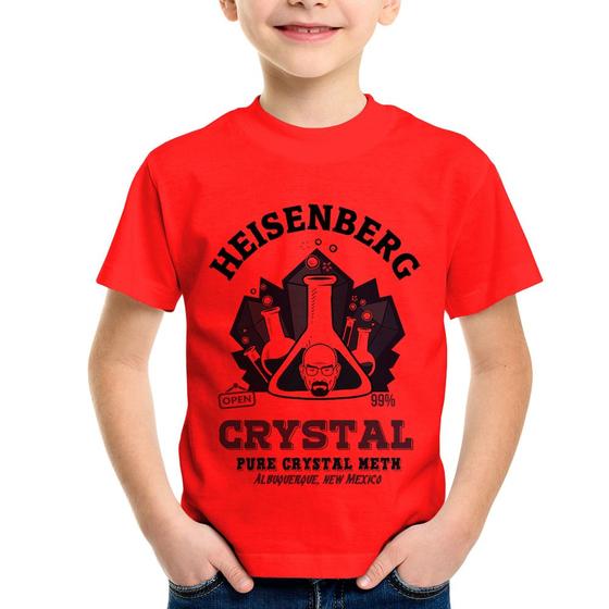 Imagem de Camiseta Infantil Heisenberg Crystal - Foca na Moda