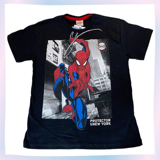 Camiseta Infantil Homem Aranha Menor preço em Camiseta Infantil Homem Aranha