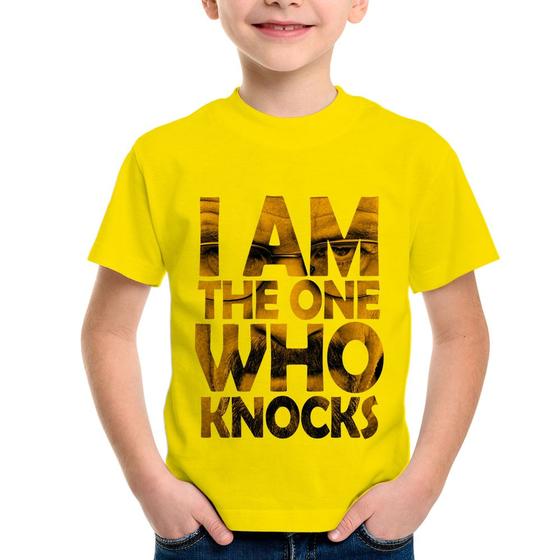 Imagem de Camiseta Infantil I Am The One Who Knocks - Foca na Moda