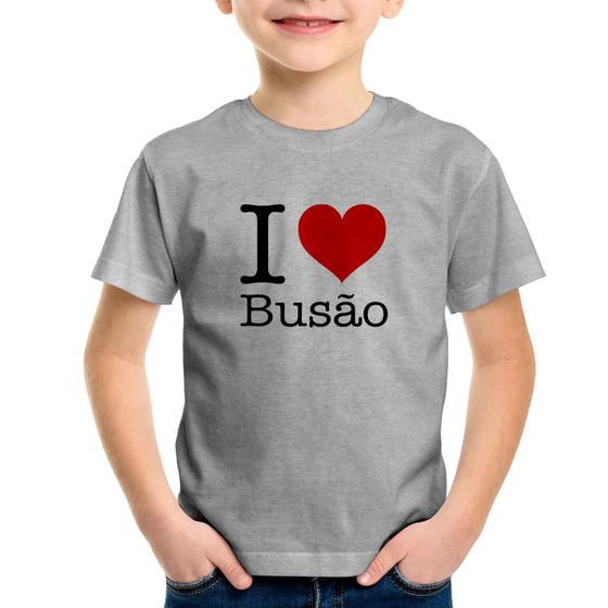 Imagem de Camiseta Infantil I love Busão - Foca na Moda