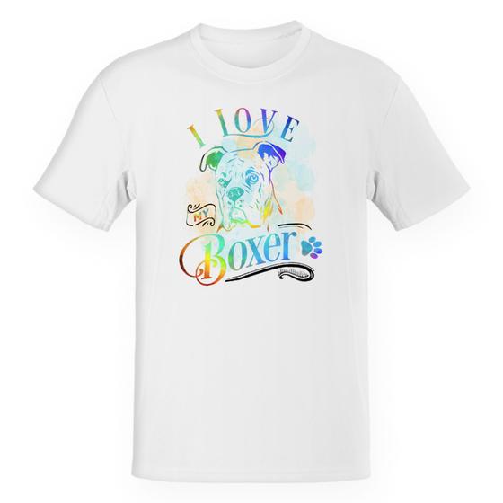 Imagem de Camiseta Infantil I love my Boxer