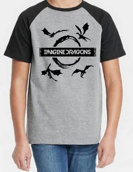Imagem de Camiseta Infantil Imagine Dragons