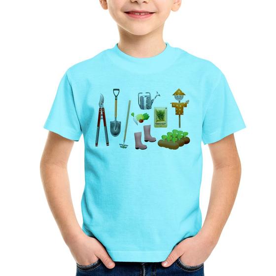 Imagem de Camiseta Infantil Jardinagem Paisagista - Foca na Moda