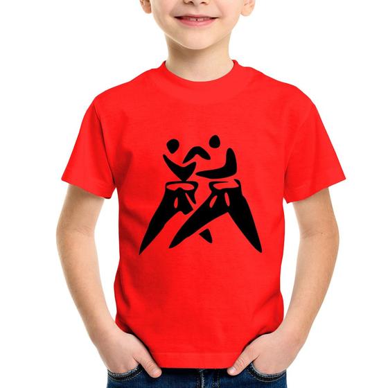 Imagem de Camiseta Infantil Judô Jiu Jitsu - Foca na Moda