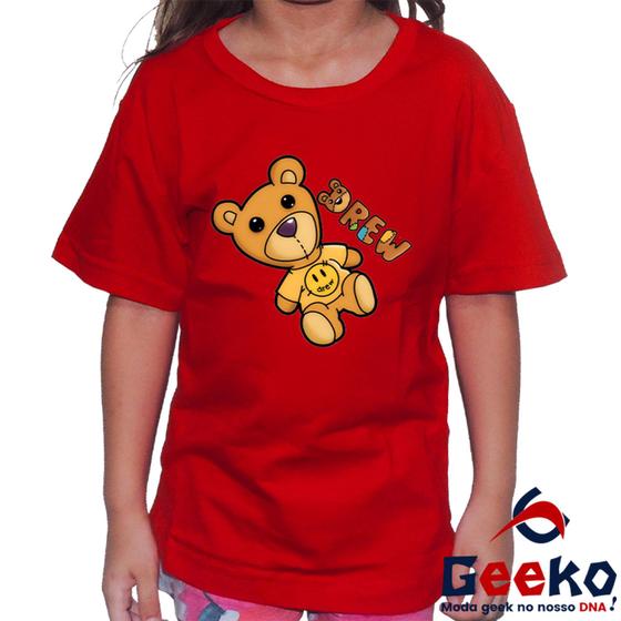 Imagem de Camiseta Infantil Justin Bieber 100% Algodão Drew Pop Geeko