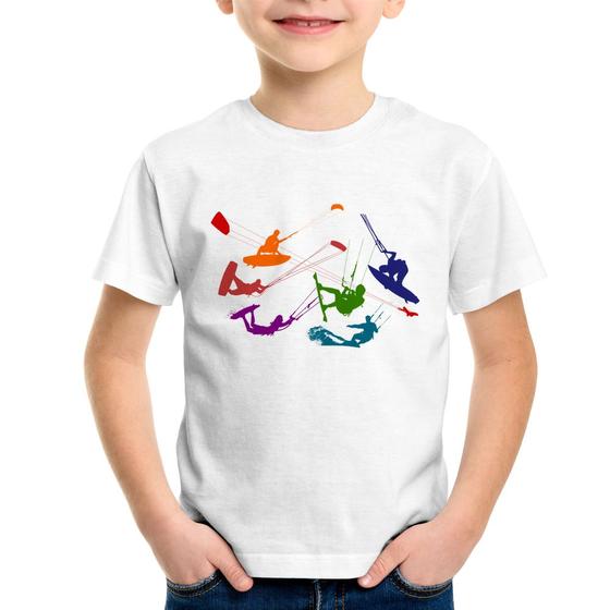 Imagem de Camiseta Infantil Kite Surf Freestyle - Foca na Moda