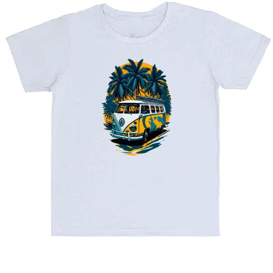 Imagem de Camiseta Infantil Kombi Amarela Sunset