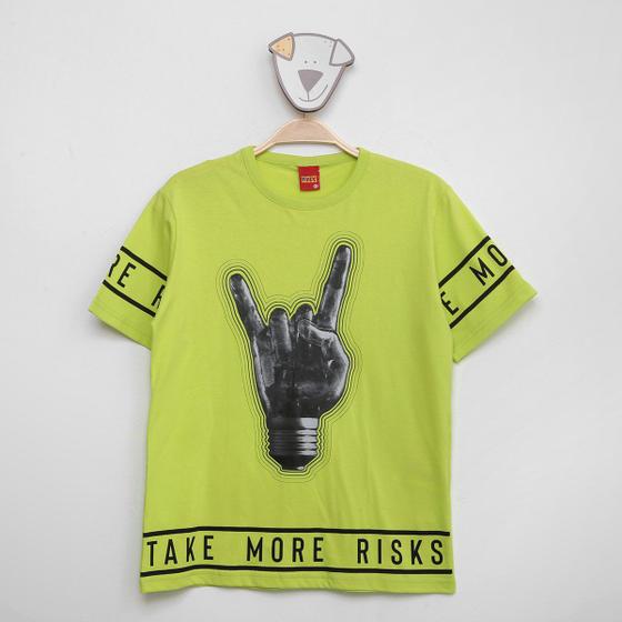 Imagem de Camiseta Infantil Kyky More Risks Menino