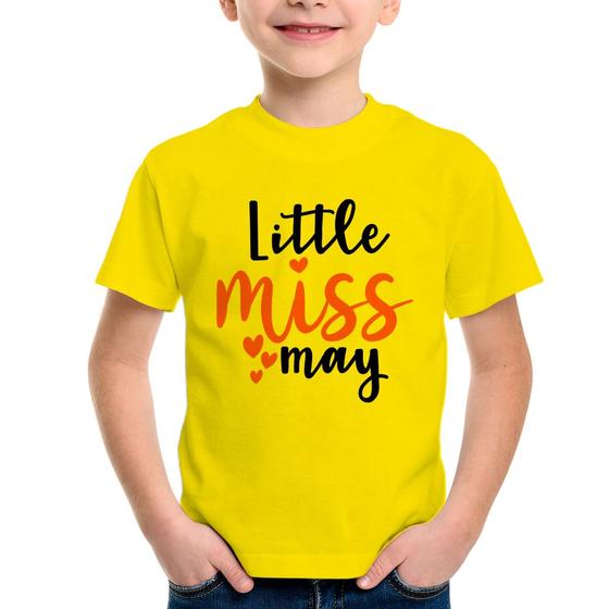 Imagem de Camiseta Infantil Little miss may - Foca na Moda