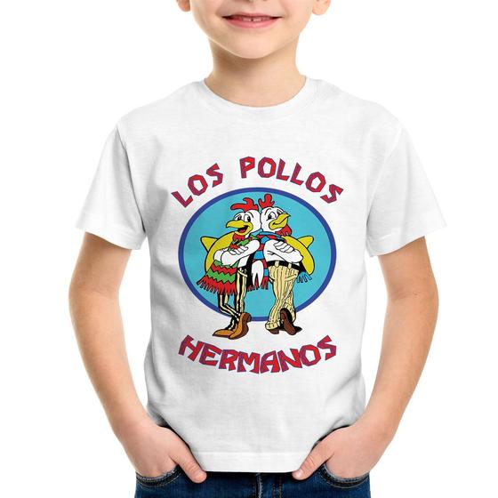 Imagem de Camiseta Infantil Los Pollos Hermanos - Foca na Moda