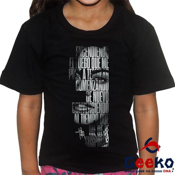 Imagem de Camiseta Infantil Maite Perroni 100% Algodão Soy Rebelde Tour 2023 RBD Geeko