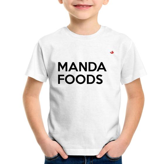 Imagem de Camiseta Infantil Manda Foods - Foca na Moda