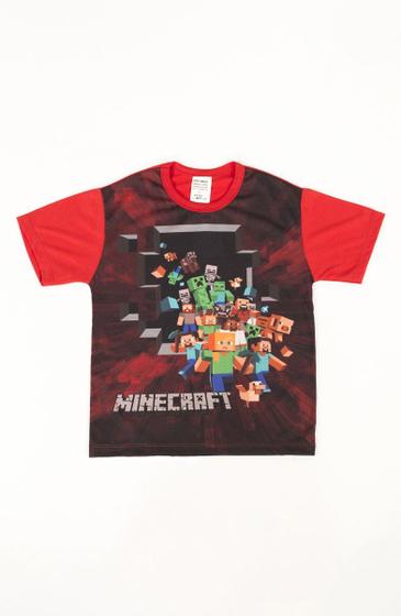 Imagem de Camiseta Infantil Manga Curta Minecraft