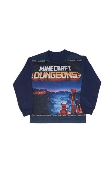 Imagem de Camiseta infantil manga longa minecraft