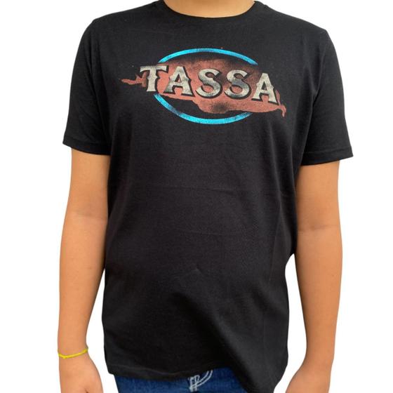 Imagem de Camiseta Infantil Masculina Tassa Preto 51821