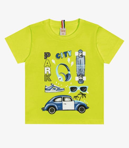 Imagem de Camiseta Infantil Masculina Trick Nick Verde