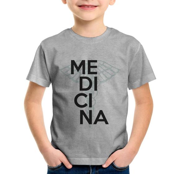 Imagem de Camiseta Infantil Medicina Estudante - Foca na Moda