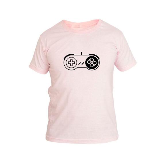 Imagem de Camiseta Infantil Menina Algodão Estampa Controle Casual