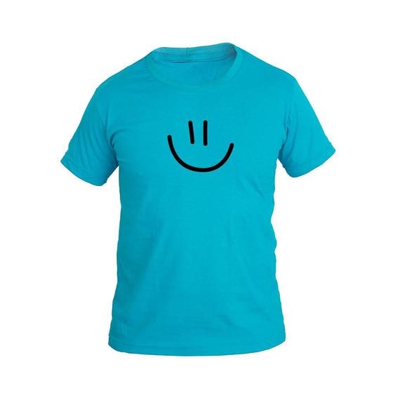 Imagem de Camiseta Infantil Menina Algodão Estampa Smiley Dia a Dia