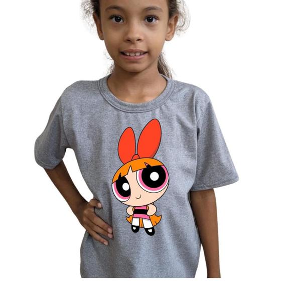 Imagem de Camiseta infantil meninas super poderosa Florzinha