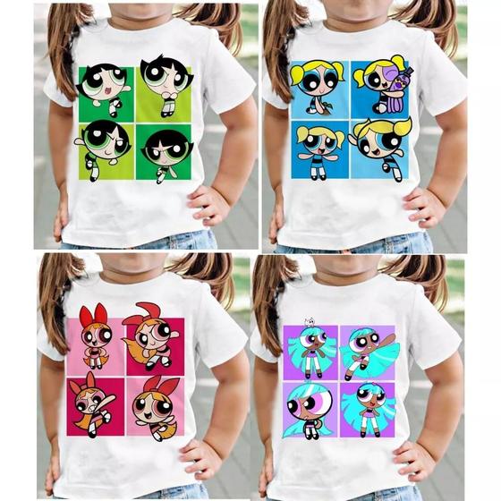 Imagem de camiseta infantil meninas super poderosas blogueirinha, menina