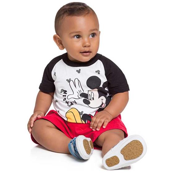 Camiseta Infantil Menino Brandili Mickey Menor preço em Camiseta Infantil Menino Brandili Mickey